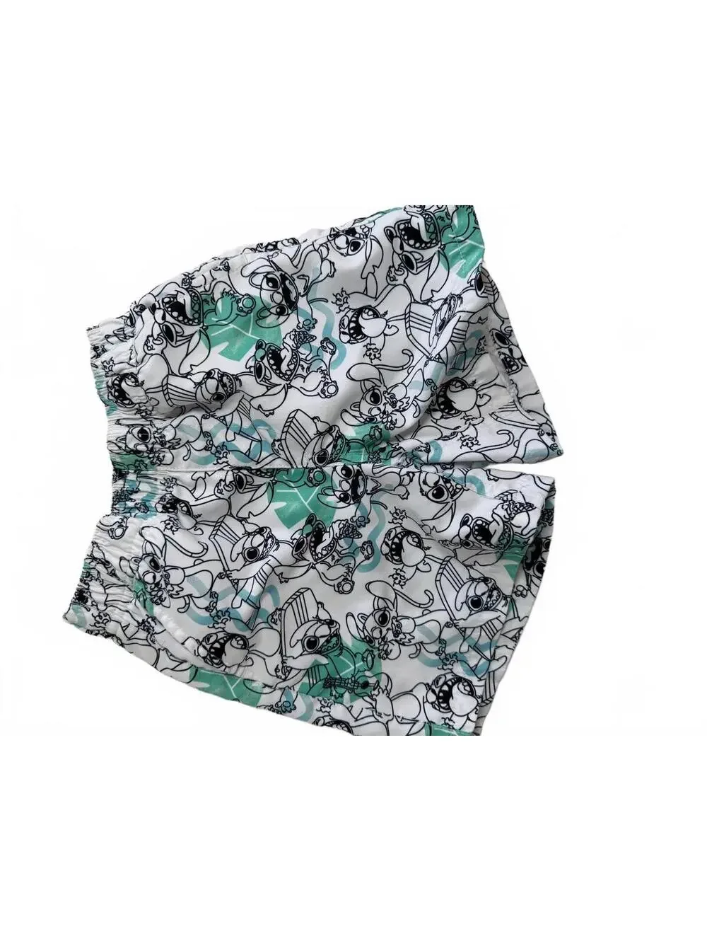 Disney Stitch Pattern Boys Swim Trunks Size 4